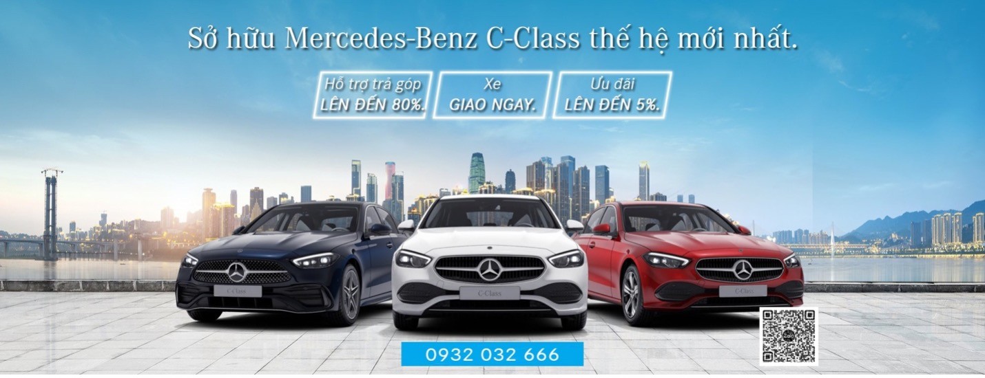 Khuyến mãi C Class Mercedes Quảng Ngãi: Giá xe lăn bánh, khuyến mãi, hình ảnh, thông số…