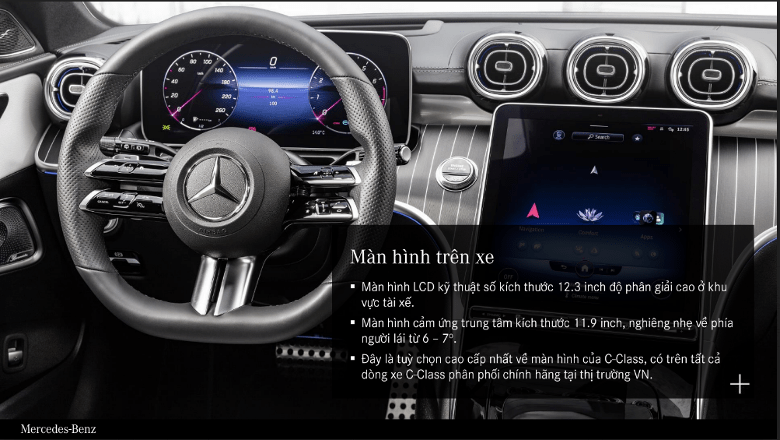 Option C300 AMG So sánh các phiên bản Mercedes-Benz C-Class 2022. Mua xe nên chọn phiên bản nào?