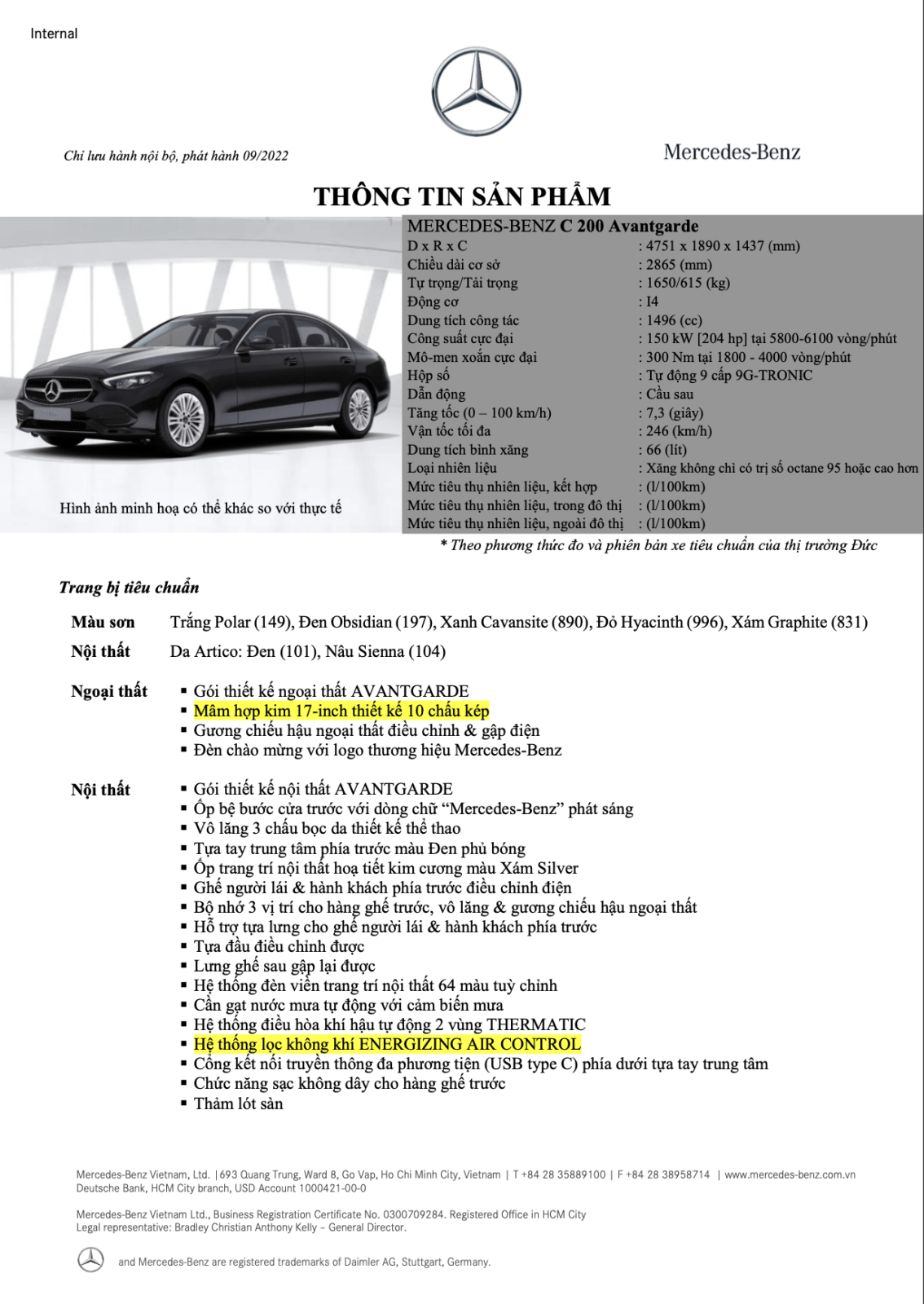 TSKT C200 Avantgarde v1 So sánh Mercedes C-Class V1 và C-Class V0 có gì khác nhau?