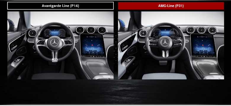 Vô lăng Mercedes C Class So sánh các phiên bản Mercedes-Benz C-Class 2022. Mua xe nên chọn phiên bản nào?