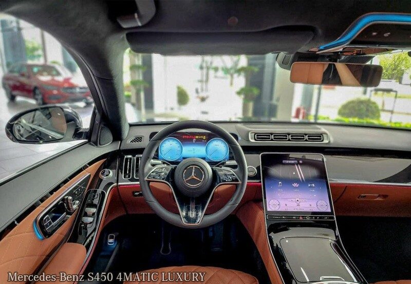 Nội thất S450 Luxury e1724241808744 So sánh Mercedes S450 4MATIC và S450 4MATIC Luxury 2025 nhập Thái mới nhất