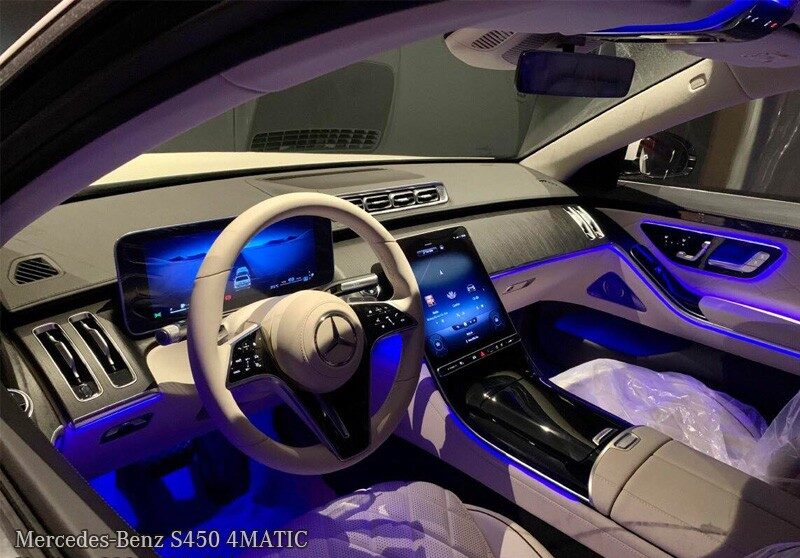Nội thất S450 e1724241787170 So sánh Mercedes S450 4MATIC và S450 4MATIC Luxury 2025 nhập Thái mới nhất