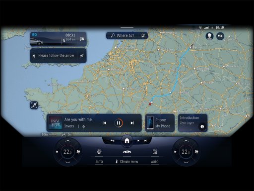 Định vị MBUX Navigation Plus