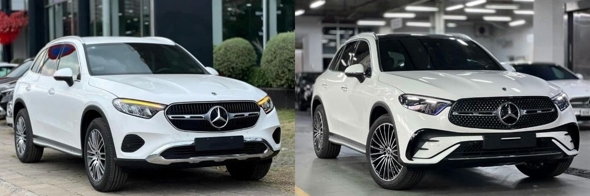 Đầu xe Mercedes GLC200 và GLC300 4matic