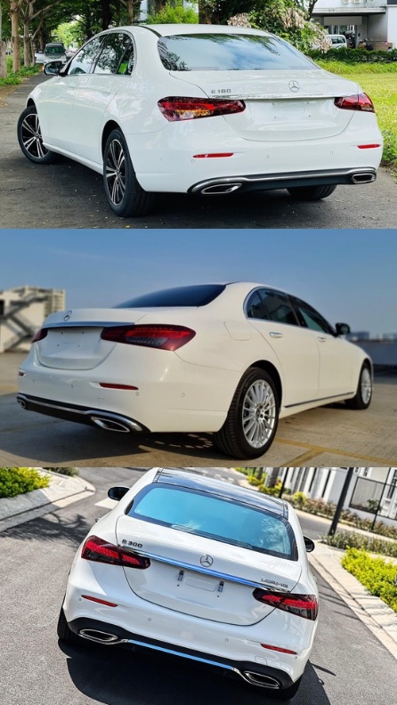 Duoi xe E180 E200 va E300 So Sánh E180 và E200, E300 - Giá Bán & Trang Bị Mới Nhất 2025