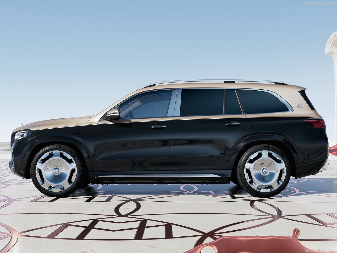 Ngang xe GLS600 Facelift Maybach GLS 600 Facelift 2025 có gì mới? – Nâng tầm trải nghiệm SUV siêu sang