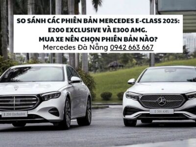so sanh e200 exclusive va e300 amg