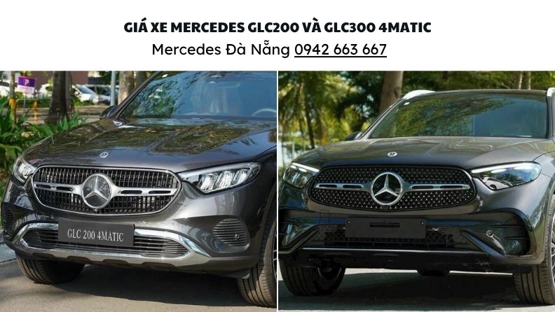 Gia xe Mercedes GLC200 và GLC300 4matic