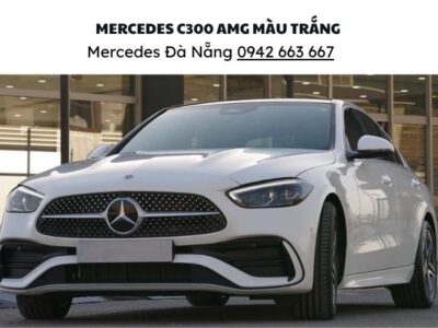 Mercedes C300 mau trang