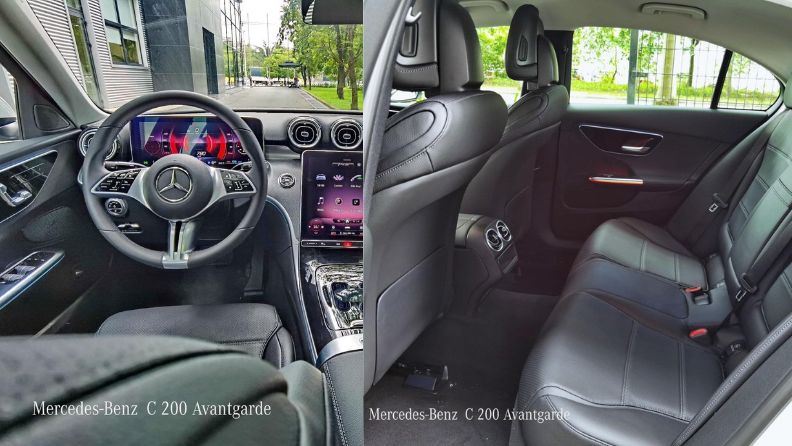 Nội thất đen C200 2025