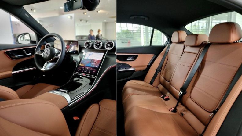 Nội thất nâu C200 2025