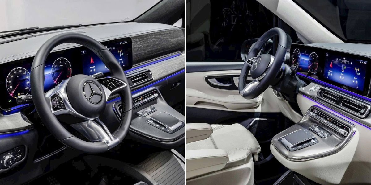 Khoang lai V300 Avantgarde vs V300 AMG So sánh V300 Avantgarde và V300 AMG: Chênh 600 Triệu — Chọn Bản Nào?