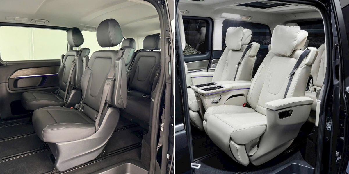 V300 Avantgarde vs V300 AMG hang ghe thu 2 So sánh V300 Avantgarde và V300 AMG: Chênh 600 Triệu — Chọn Bản Nào?